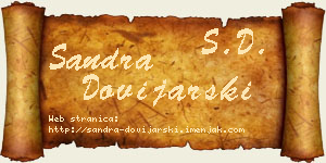 Sandra Dovijarski vizit kartica